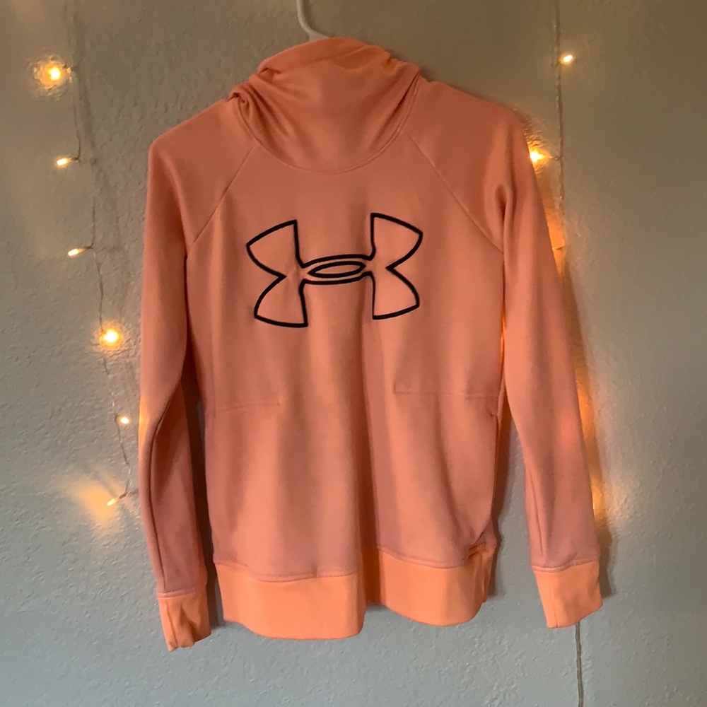 Under Armor Logo Pink/Orange Sweatshirt